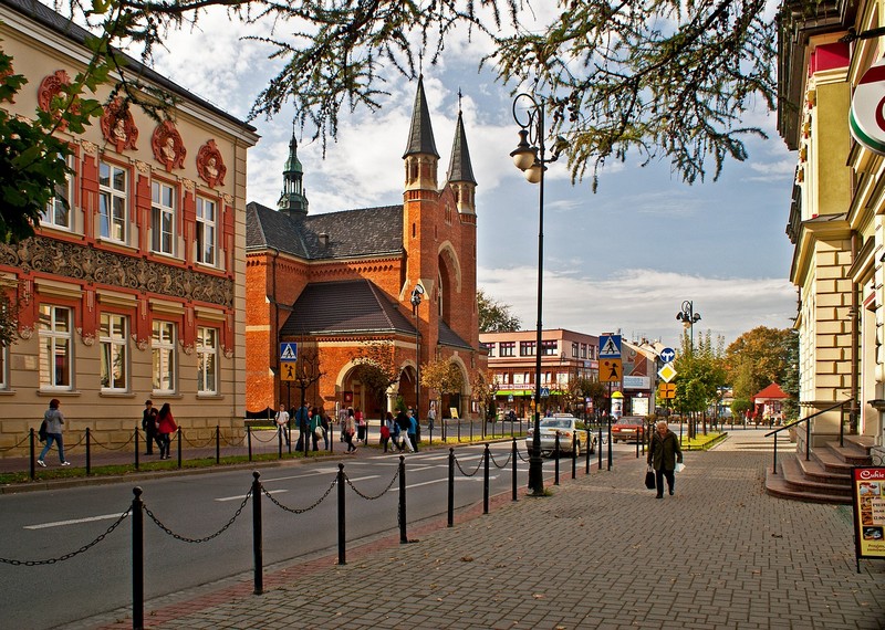 Rynek w Nowym Sączu, mieszczący się w okolicach hotelu Vill Beata